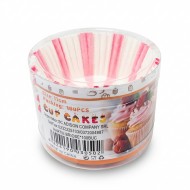 Set 100 forme din hartie pentru briose si cupcakes 7.5 cm Adison